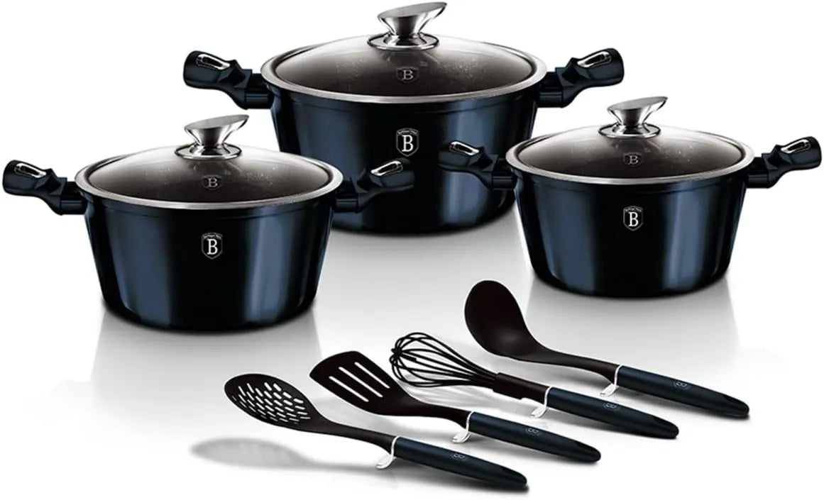 Berlinger Haus, Płyta witroceramiczna, 3 Zapiekanki 3 Pokrywa, 4 Utenslicles