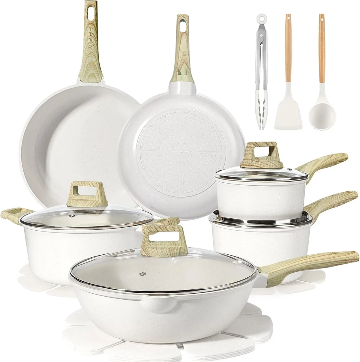 GiPP, Bateria, 18 pokoi, Kuchnia Non- stick Wszystkie pożary i Compri