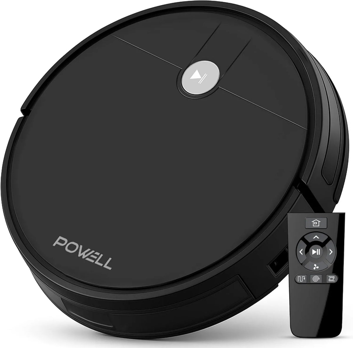 POWELL robot sprzątający, 2-in-1 Odkurzacz, czarny, ssanie aparatura elektryczna, Odkurzacz Robot z funkcją mycia 2-en-1