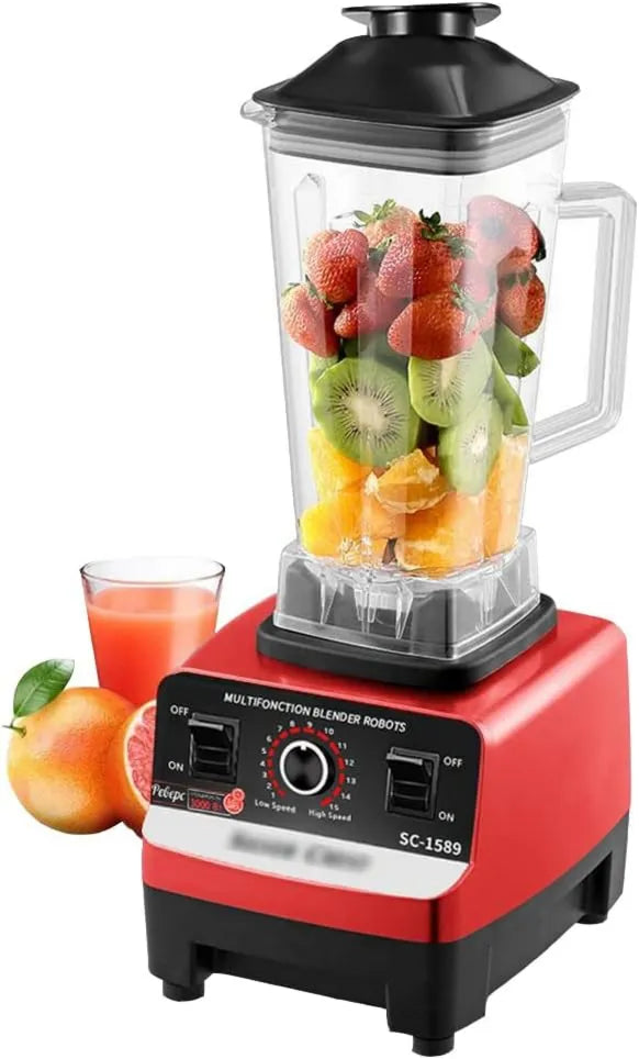 MNSRRN blender kielichowy, Mikser, 2 l, profesjonalny, 2 l Duża pojemność Mikser Komercyjny MilkerShake Maker