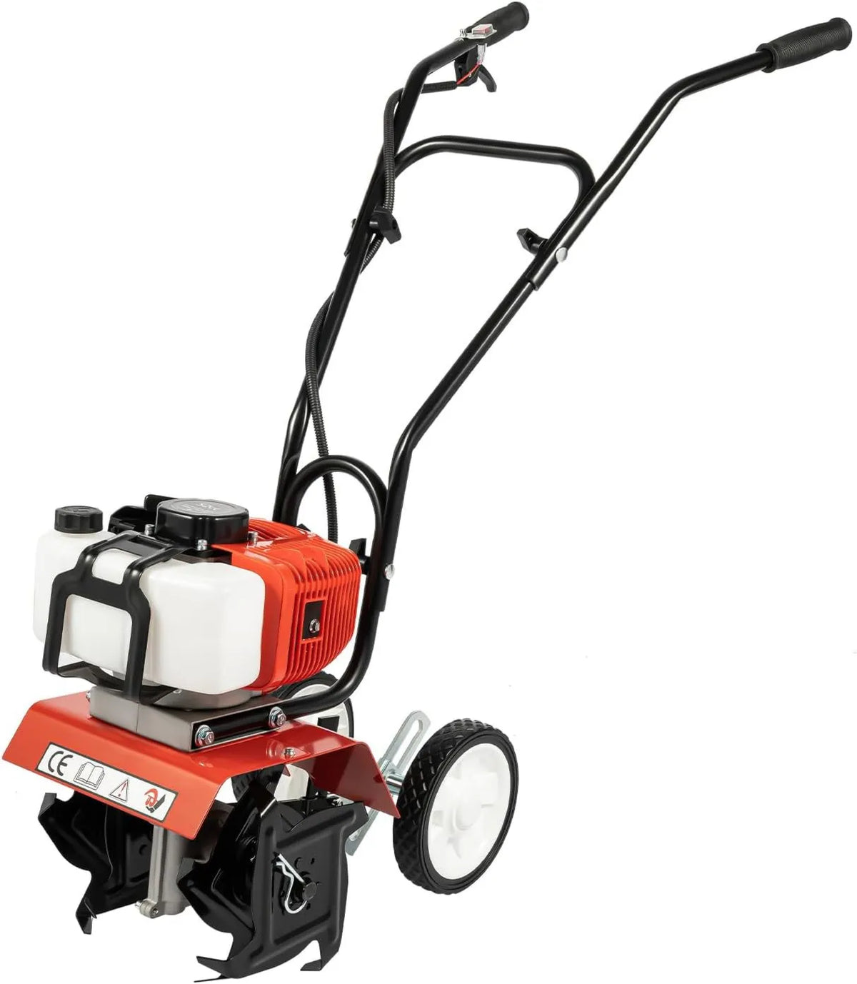 1,9 kW glebogryzarka ogrodowa spalinowa 52 CC 2-suwowa mini pług, 20 cm, kultywator 6500-7000 obr./min, profesjonalna glebogryzarka, ogrodów owocowych