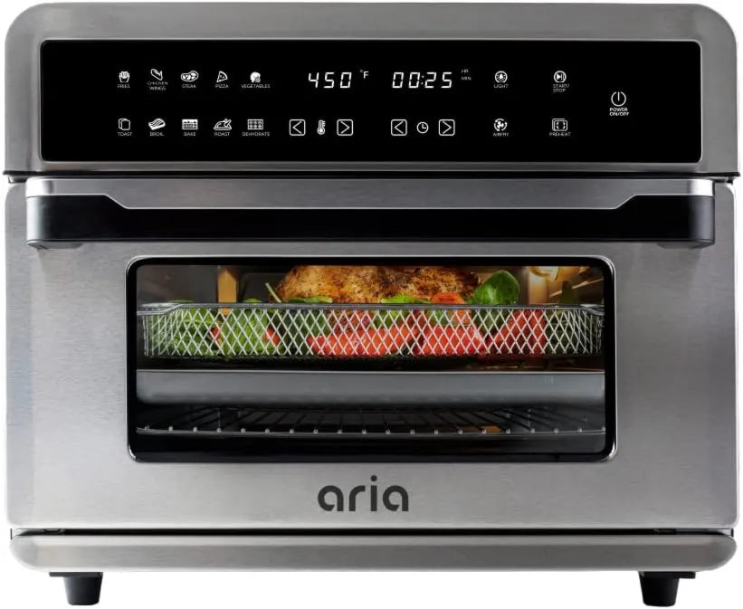 Aria Air Fryers frytkownica beztłuszczowa, 30 l, Aria ATO- 898, grill, stal nierdzewna ATO-898