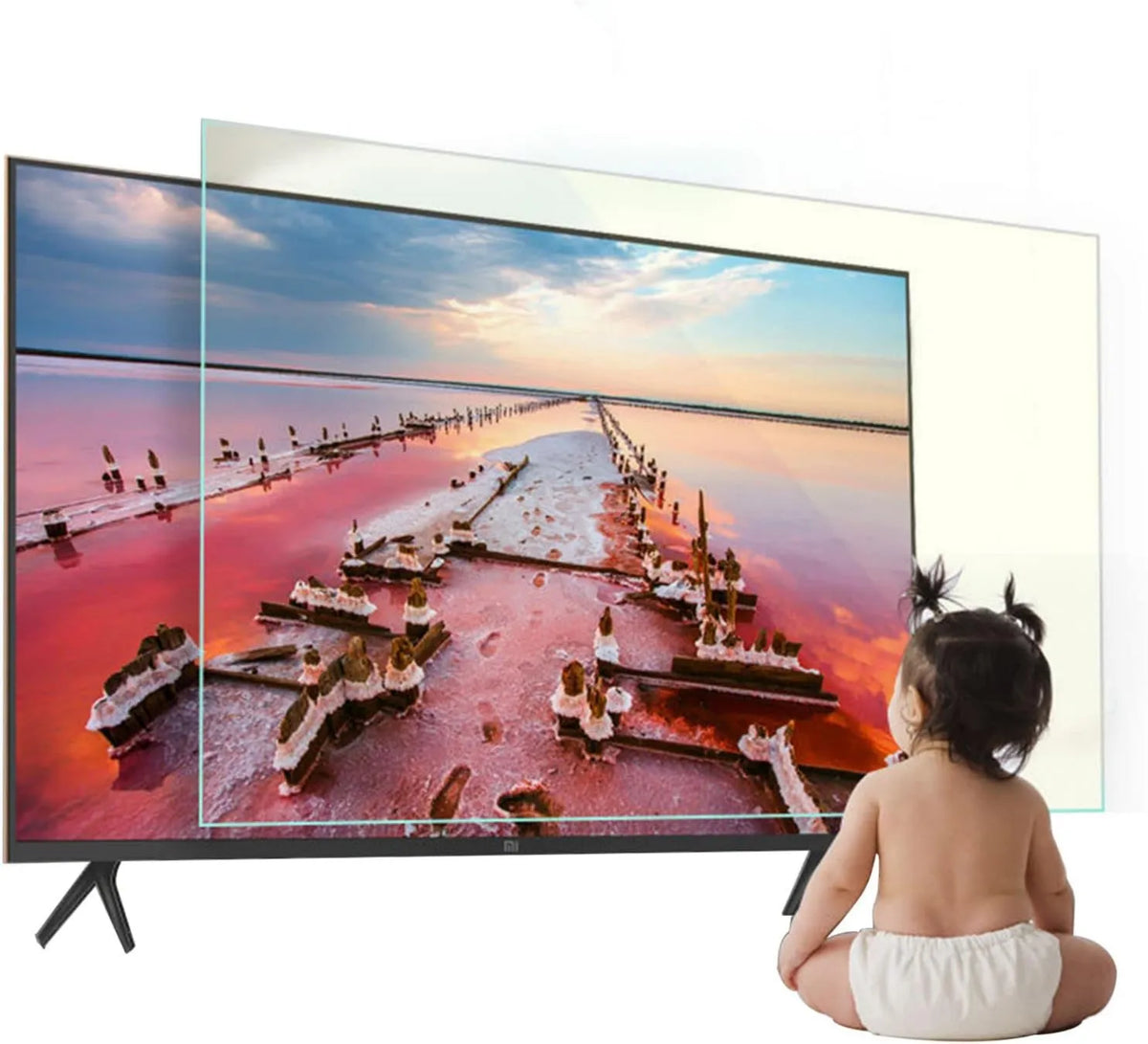 KELUNIS, Samsung Smart TV, 75 cali, TV, 1169 * 721, 58 ', Sony, Hisense, 32- 75 Inches Anti- Brightening Mat Film Television Screen Protector