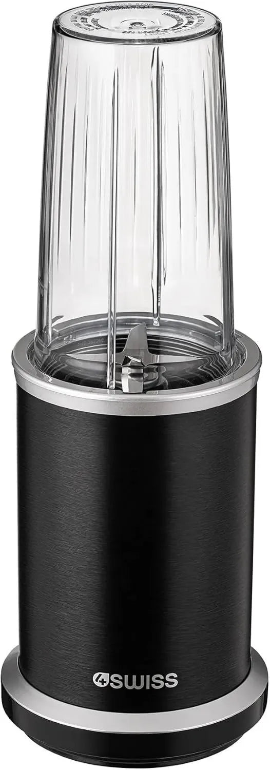 4Swiss blender kielichowy, Mikser NB102, przenośny, czarny, elektryczny