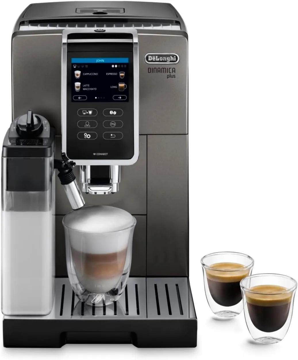 De'Longhi automatyczny ekspres do kawy, De 'Longhi ECAM372.95.TB Caf maszyna, Elektryczna ekspres do kawy, Czarny