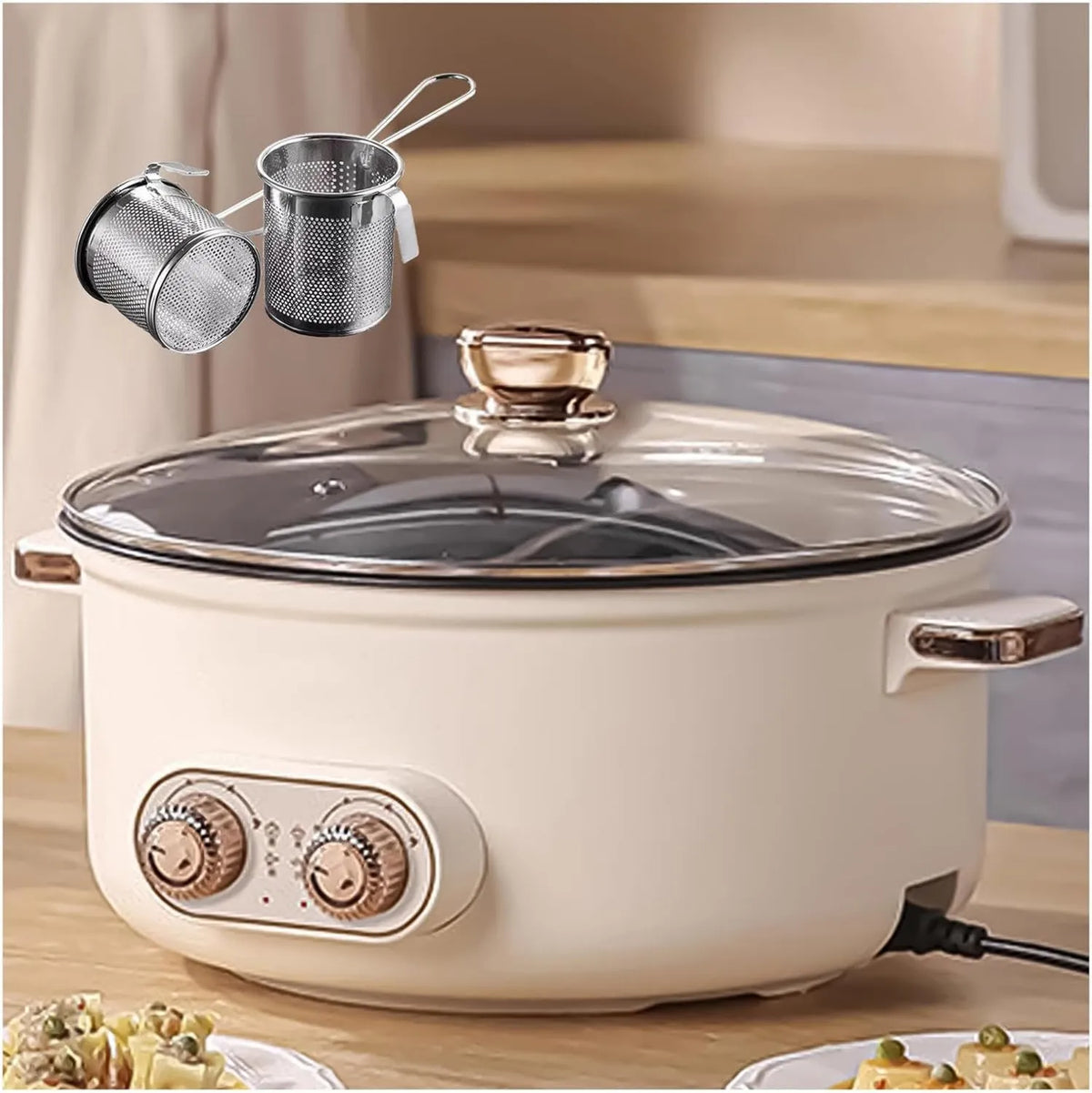 HJXBD888, Switch, Fondue, 5, 5 l, IP65, Chiński Fondue Elektryczny