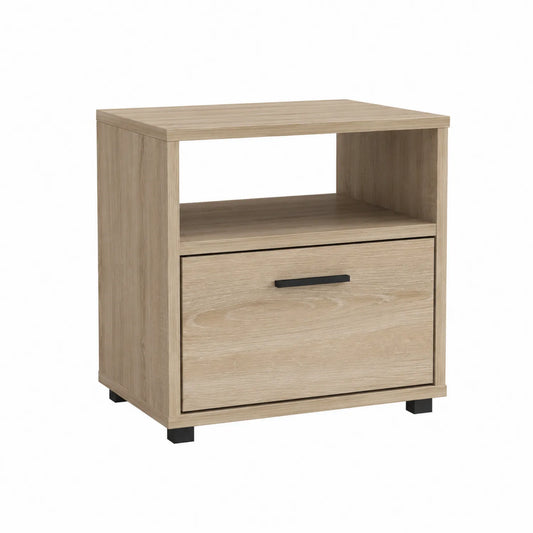Szafka nocna z płyty MDF dąb 50x50x40 cm