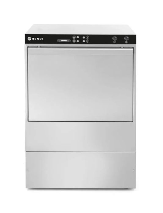 HENDI, Pralka, 50x50 cm, 6600 W, 400 V, przemysłowa, nierdzewna stal, 570x600x, 830 mm, z elektronicznym sterowaniem, płyty pralek