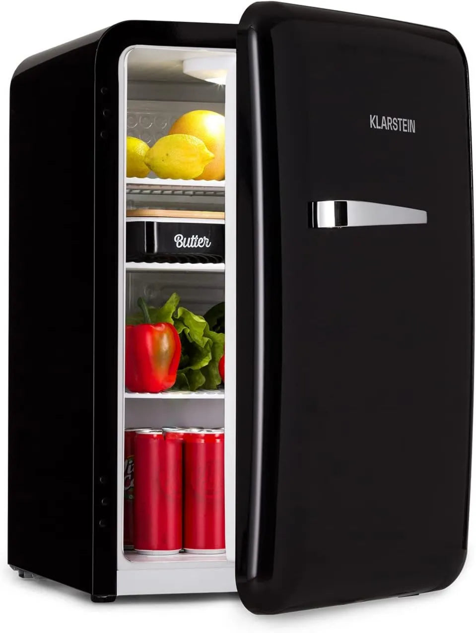 KLARSTEIN minilodówka, Lodówka, 70 l, 0 do 10°C, tłumik, kemping, Mini Bar Wnętrze