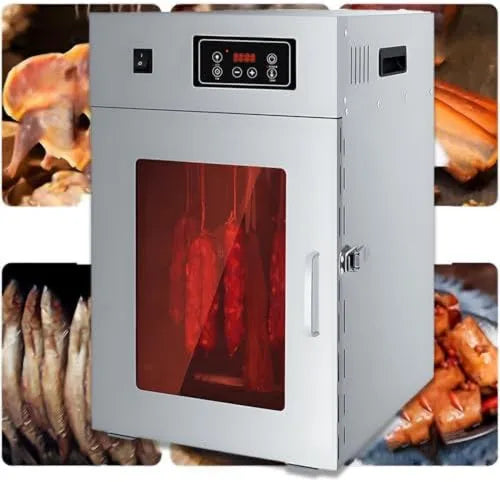 GYKOZY suszarka do żywności, Suszarka, odwodniona żywność, 30 do 90°C, profesjonalna stal nierdzewna, do suszonego mięsa