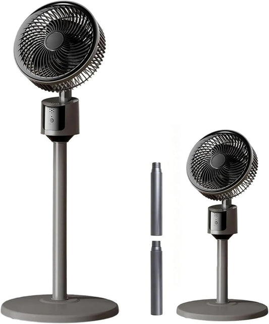 Generic, Wentylator, 3 prędkości, USB, tłumik, poprawiony obieg powietrza 2026, 27, 4 m przepływ powietrza, 90 ° słup huśtawki, cichy silnik prądu stałego