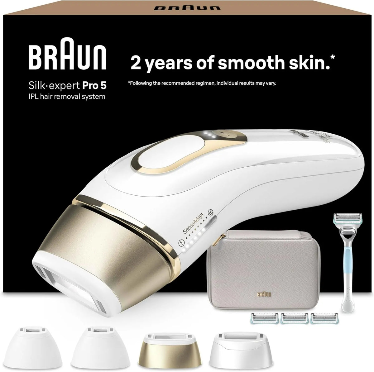 Braun depilator IPL, PL5358 damski aparat do usuwania włosów, Shaver, dla Epiler Legs