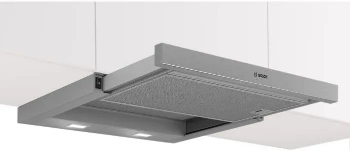 Bosch okap kuchenny, DFM064 W55 Okap próżniowy, 60 cm, ewakuacja i recykling, oświetlenie LED, 3 poziomów mocy