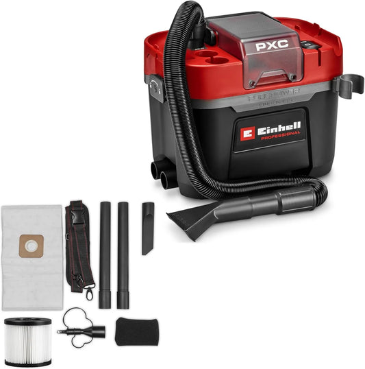 Einhell, VC 18 Odkurzacz, 10 l, 18 V, 2 poziomów ssania, PXC