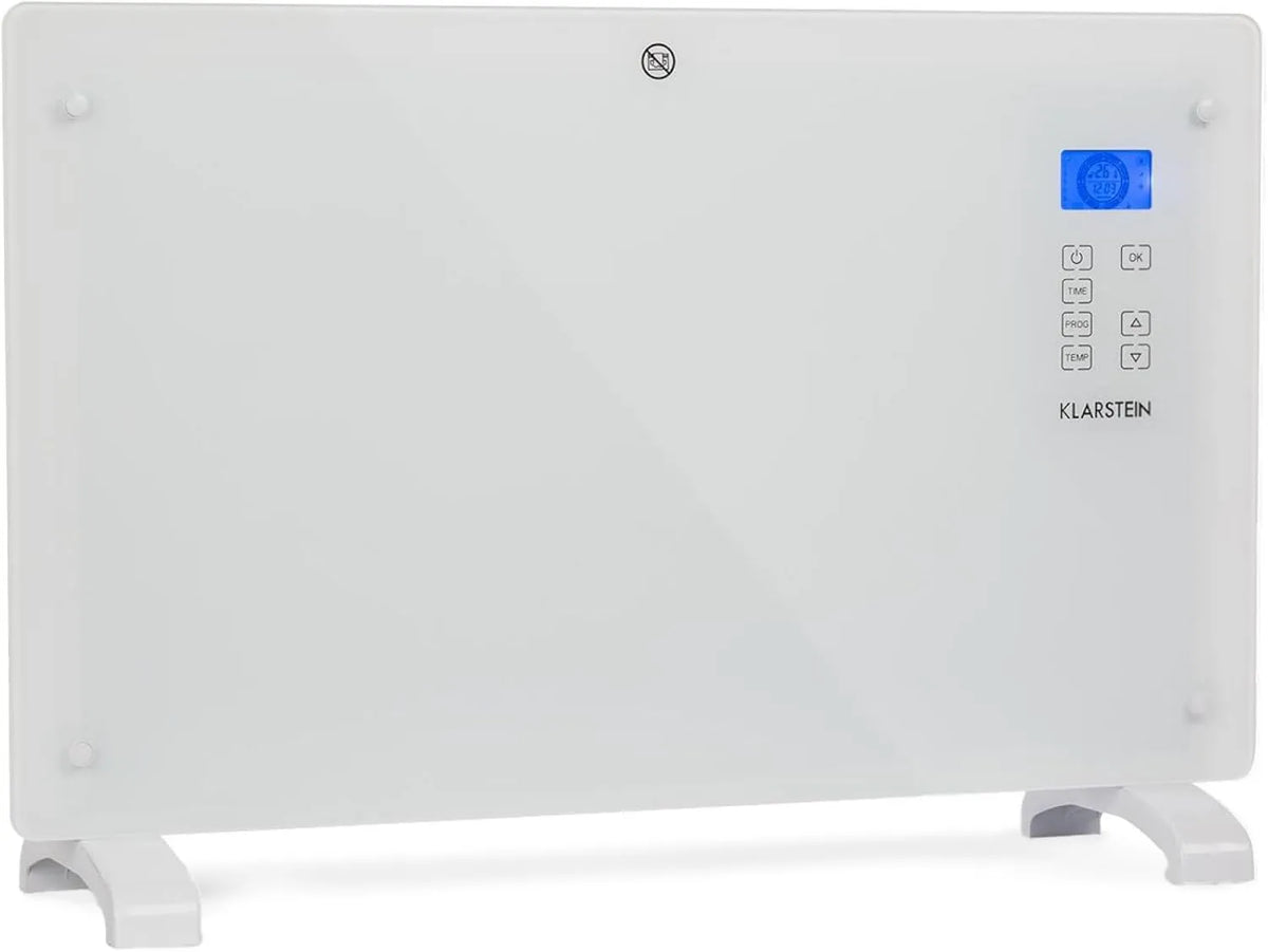 KLARSTEIN grzejnik elektryczny, 2000 W, kółka wyporowe, termostat, tłumik