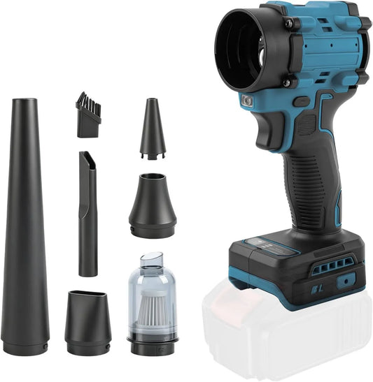 luolety, Makita Odkurzacz, 18 V, niebieski, Bezprzewodowy dmuchawa do 18 V