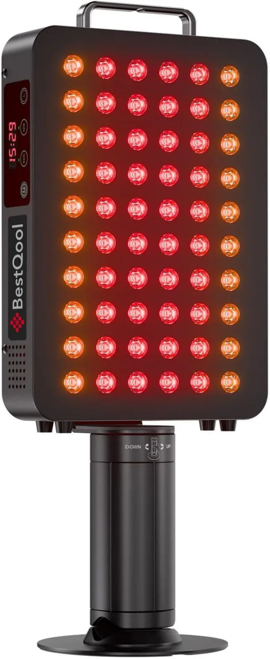 Bestqool, podpórka, lampa, czerwona, na twarz i nadwozie, Czerwony Panel Światła