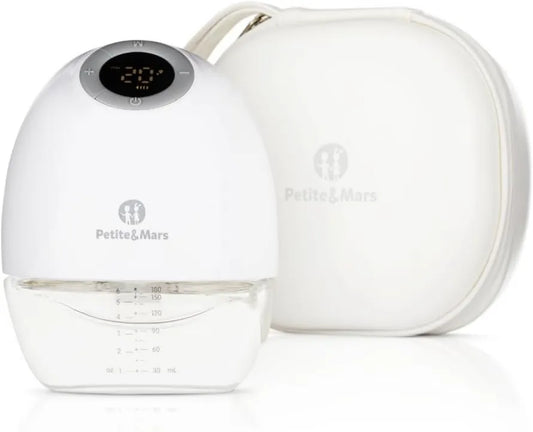 Petite&Mars, Pompa do mleka, pompa do karmienia piersią, MAST & MARS, laptop, USB, tłumik, 4 tryby i 12 poziomów aspiracji, BPA- Free, USB Rechargeable