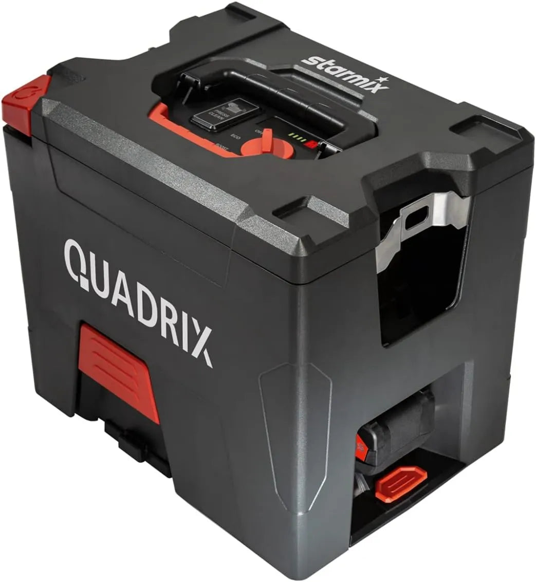 Starmix, L 18 Odkurzacz, 7, 5 l, 18 V, ssanie aparatura elektryczna, Quadrix V Bezprzewodowy odkurzacz bez baterii lub ładowarki