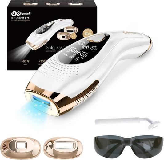 Slikwave depilator IPL, Aparatura do usuwania owłosienia, aparatura do usuwania włosów, 9 poziomów, dla kobiet i mężczyzn