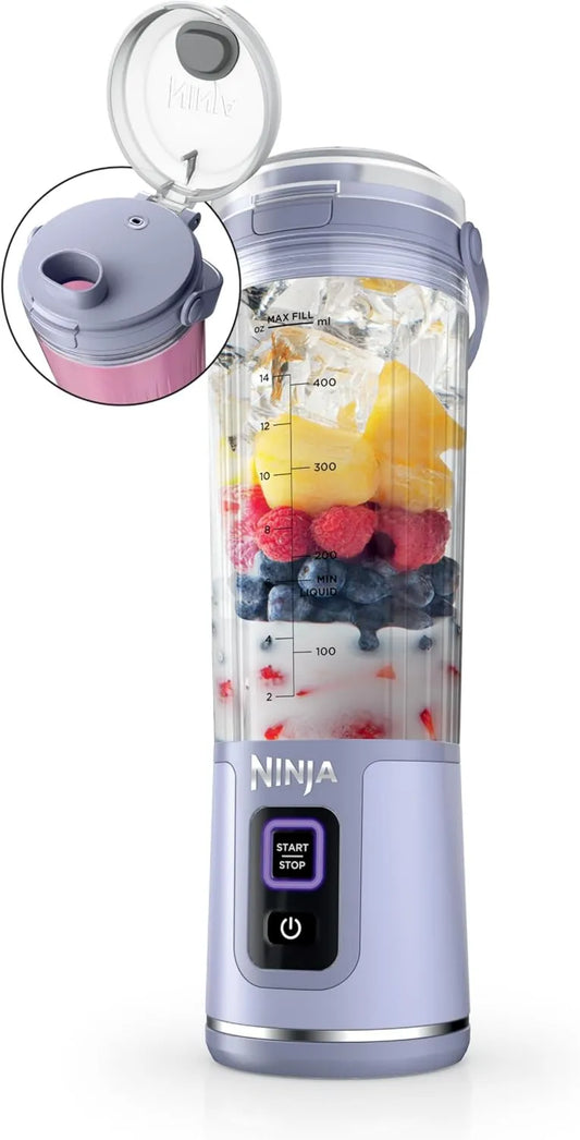 NINJA, BC151 ML Blender, przenośny, IP65, USB, 532 ml pojemnik, BPA- free, USB- C ponownie ładowalny