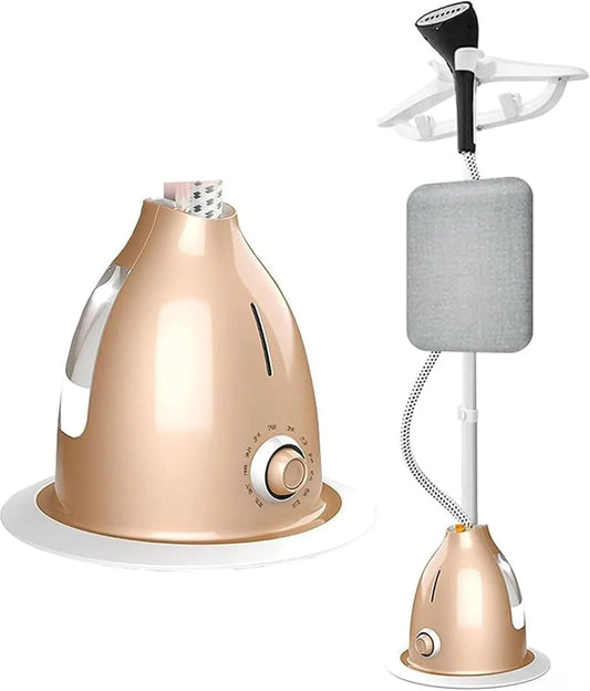 GLJTUO parownica do ubrań, Perski regulowane, do profesjonalnego dezrostu pionowego, Żelazko i Frost- in- One Vapour 2000 W, 10 poziomów Vapour, Zbiornik