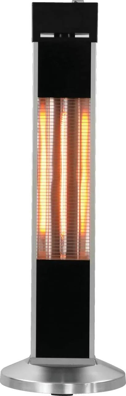Home>it, Grzejnik elektryczny, 2000 W, IP65, czarny, IP34 Wodoodporny
