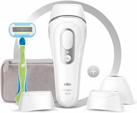 Braun depilator IPL, PL3233 Pulsed light depilator SILK EXPERT PRO