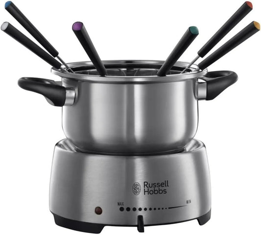 Russell Hobbs, Zmywarka, 2 l, 1200 W, 2 strefy temperaturowe, stal nierdzewna, Elektryczny aparat fondue, 22560- 56, 6 Osoby