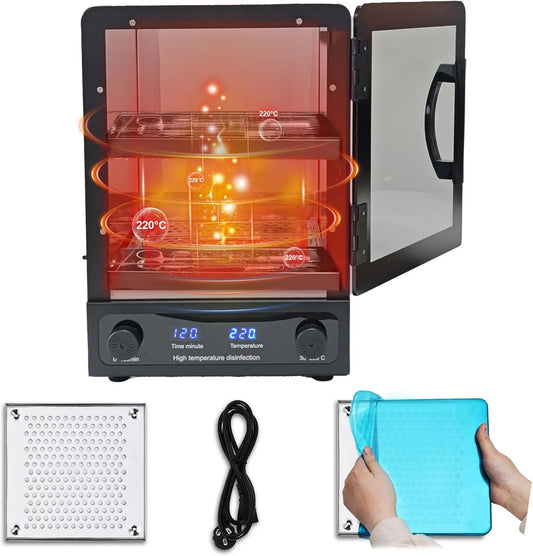 BACTIBLAST, Sterylizator, elektryczne urządzenia do sterylizacji, 600 W, 2 strefy temperaturowe, funkcja ogrzewania
