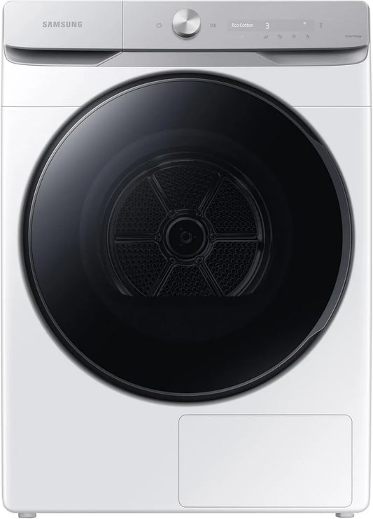 Samsung suszarka z pompą ciepła, DV16DG8600BW / U3 98.4H Suszarka, 68.6 l, 16 kg, WiFi, Higiena, Program higieniczny, 6 l x x 84, AI Suchy, Pompa ciepła, Ładowanie DV16DG8600BW/U3