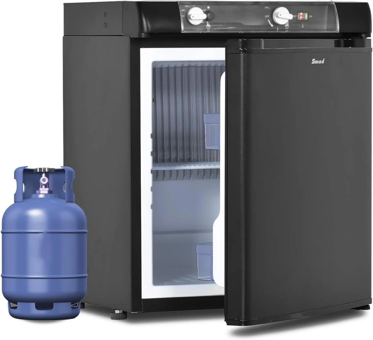 Smad minilodówka, Lodówka, 40 l, 12 V, kemping, czarny, domek, lodówka Trimixte, Ciężarówka, Van, Garaż, Mobile- dom