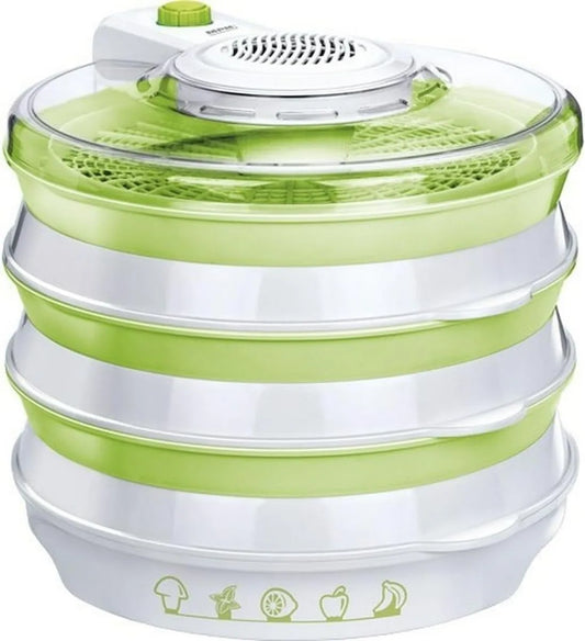 MPM suszarka do żywności, MSG- 06 Elektryczny, Płyty, 6 Płyty 30 cm, 2 poziomów mocy, 400 W, BezBPA-, Suszarka owocowa MSG-06