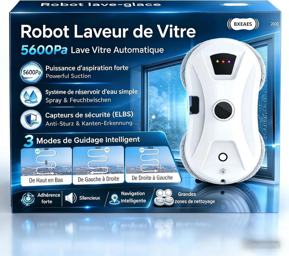 Purova, Robot, robot odkurzacz, 3 tryby, szkło, dla Windows