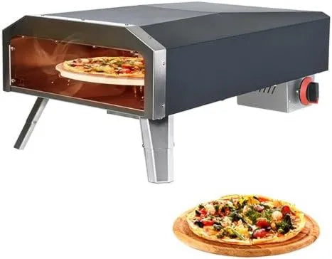 Generic, Elektryczny mini piekarnik do pizzy, przenośny, kemping, idealny do ogrodu i kempingu