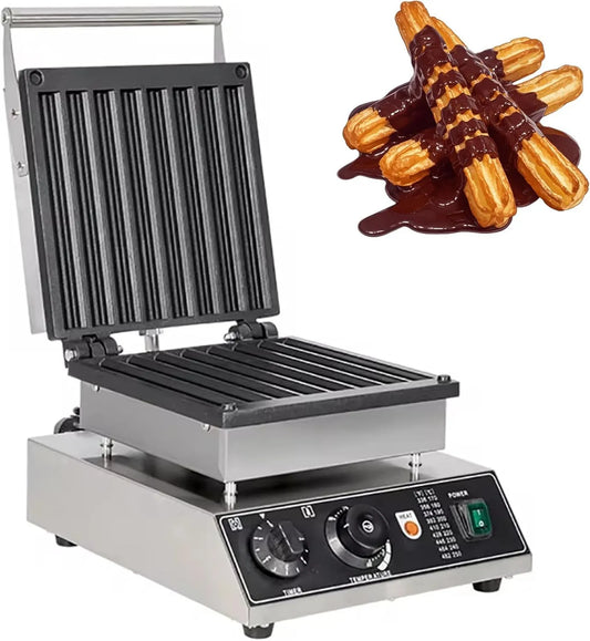 Generic, Churros Maszyna, Deser Maszyna, Elektryczna ekspres do kawy, 50 do 300°C, minutnik, Profesjonalne, Non- stick Powłoka, Stal nierdzewna
