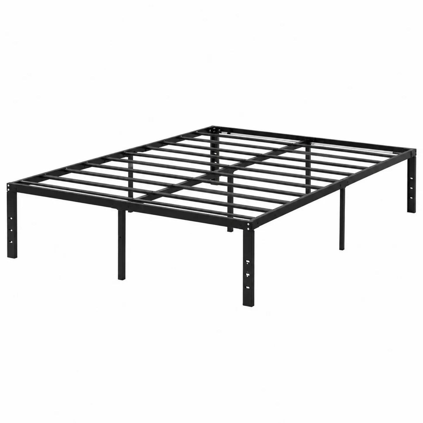 Metalowe Łóżko Rama Stalowa Czarny 200x160 cm
