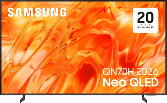 Samsung, QN70H Smart TV, 55 cali, TV, 4K UHD, QLED, 4K Crystal Procesor Zoptymalizowany przez AI, Quantum Mini LED, Vision AI Companion, 2026