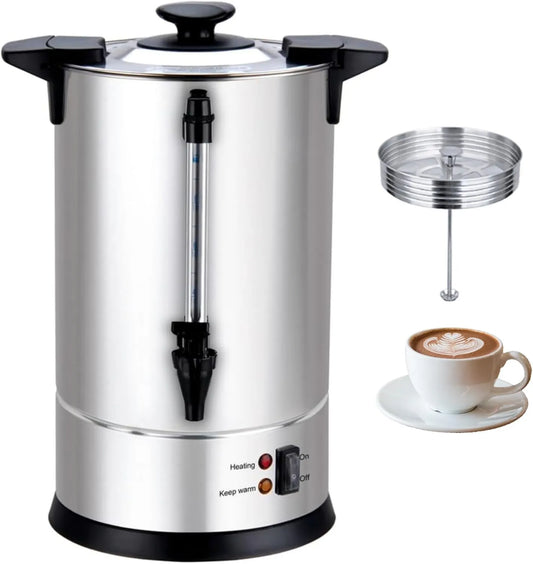 Générique, Kuchnia Skancer, 6 l, 950 W, 90 do 92°C, Profesjonalne, 6 l Stal nierdzewna Kawa Percolator, Stal nierdzewna Prosta Paroi