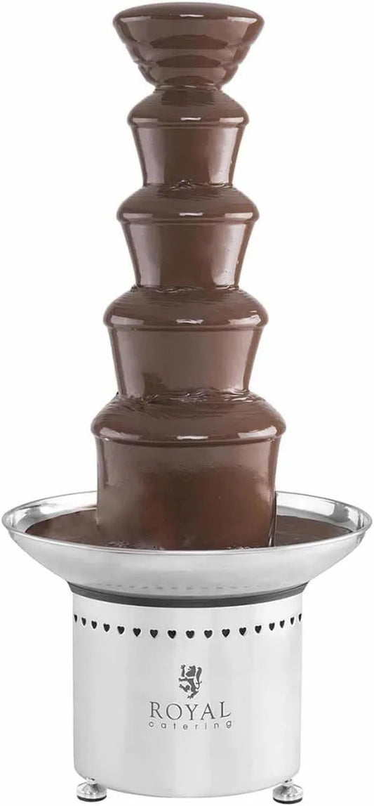 Royal Catering, RCCF- 65 W4 Fondue, 200 W, 0 do 110°C, 6 kg, profesjonalny, catering, 2 strefy temperatur, stal nierdzewna, Royal RCCF-65 W4