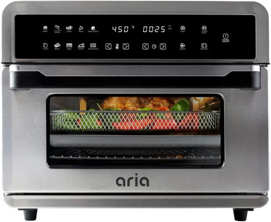 Aria Air Fryers frytkownica beztłuszczowa, 30 l, Aria ATO- 898, grill, stal nierdzewna ATO-898