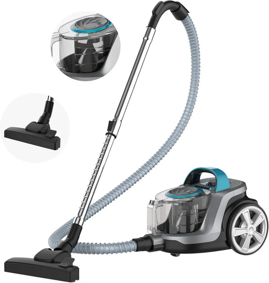 XOQUAI odkurzacz tradycyjny, Odkurzacz, 4 l, 1600 W, Cable De Alimentación De 5 M Y Gran Capacidad De 4 l, Aspirador Trineo De 1600 W