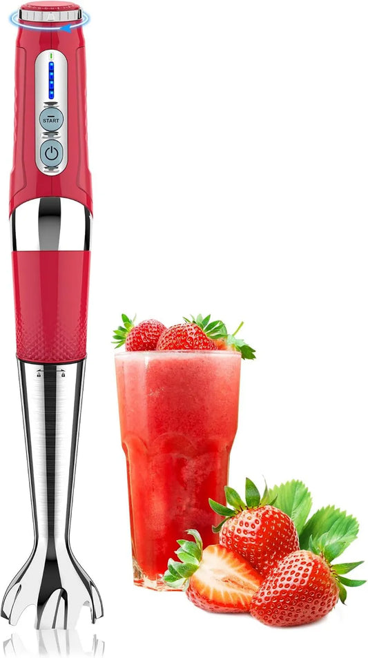 Toogel blender ręczny, Mikser, stal nierdzewna, mieszalnik bezprzewodowy tłoka: mocny blender elektryczny, 21 prędkości