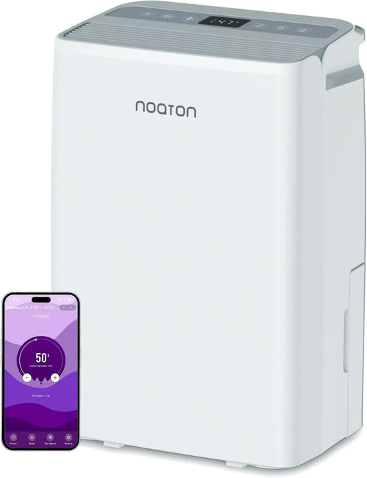 Noaton osuszacz powietrza, Dezwilżacz DF 4220 20 l / 24H, zegar, WiFi, tłumik, App-smartfon, 5 trybów, dla 70 m² 20 l/24H