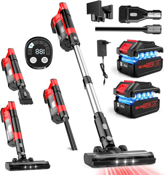 reffmov odkurzacz pionowy, Odkurzacz 700 W / 70, 700 W, wymienny, LED ekran 700 W/70