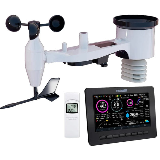 ECOWITT, HP2551 Station, bezprzewodowa stacja meteorologiczna, WiFi, dla Ecosystem HP2551
