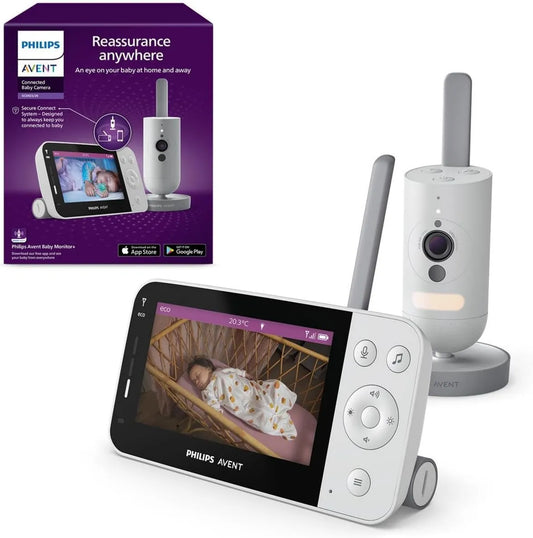 PHILIPS, 1080p SCD923 / 26 Babyphone, kamera, monitor wideo dla dzieci, Full HD, płyta IPS SCD923/26