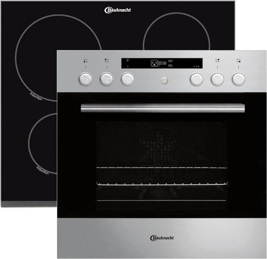 Bauknecht płyta grzewcza, do zabudowy, kolor: stal nierdzewna, kuchenka: indukcja, CleverCook, Lightronic
