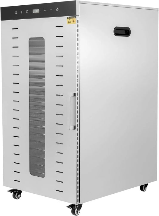 Generic suszarka do żywności, Przyprawy i kwiaty, Profesjonalny dehydrater żywności 20 Płyty, Temperatura i czas trwania Regulowany, 1700 W, Idealny dla suchych owoców, Warzywa