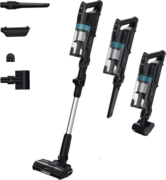 Hoover HF1 odkurzacz, 45 min, zasilanie akumulatorowe, Bezprzewodowy odkurzacz Plus z elastyczną rurką, tryb turbo, 45 min. Czas pracy